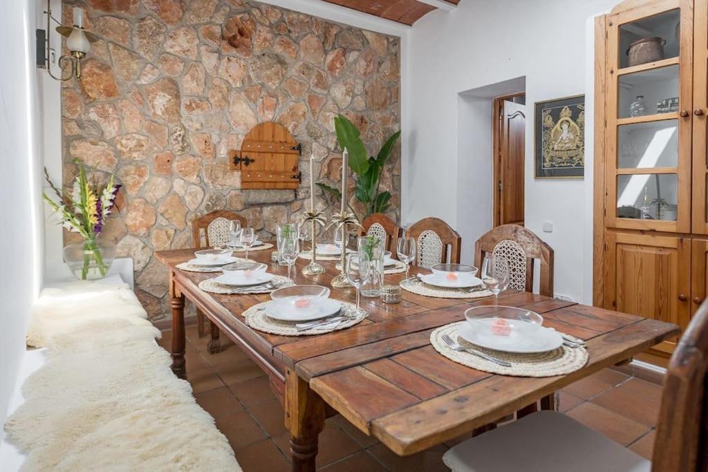 Casa Can Lluc Con Piscina, Jardin Y Vista Al Campo Сан-Мигель-де-Балан Экстерьер фото