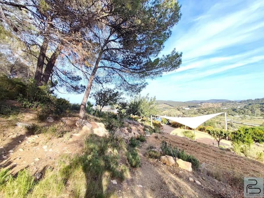 Casa Can Lluc Con Piscina, Jardin Y Vista Al Campo Сан-Мигель-де-Балан Экстерьер фото