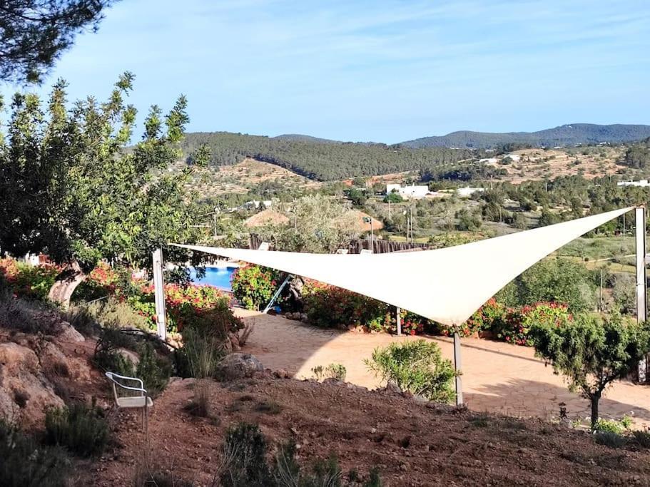 Casa Can Lluc Con Piscina, Jardin Y Vista Al Campo Сан-Мигель-де-Балан Экстерьер фото
