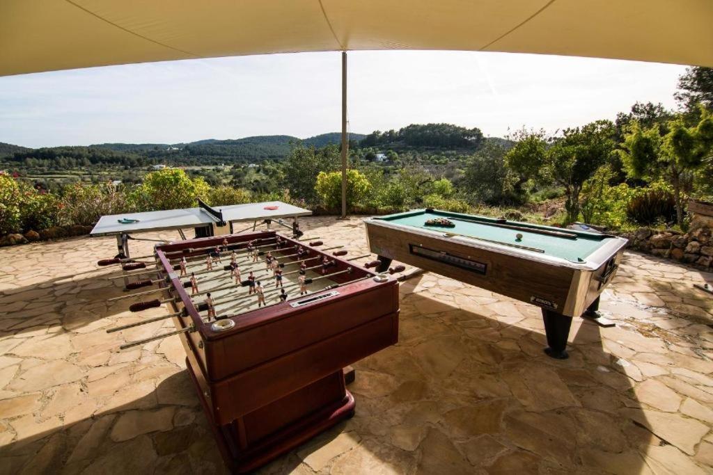 Casa Can Lluc Con Piscina, Jardin Y Vista Al Campo Сан-Мигель-де-Балан Экстерьер фото