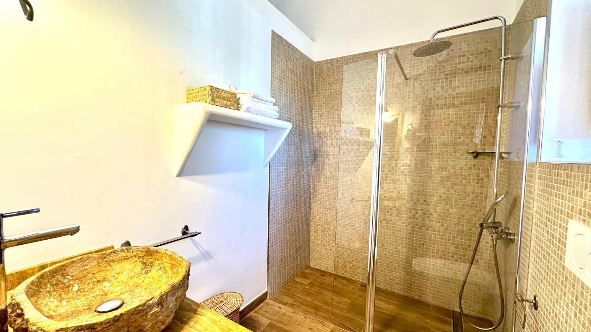 Casa Can Lluc Con Piscina, Jardin Y Vista Al Campo Сан-Мигель-де-Балан Экстерьер фото