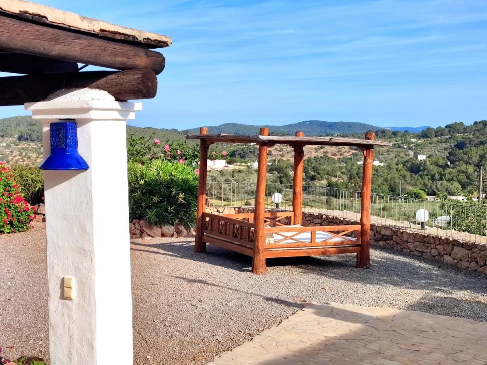 Casa Can Lluc Con Piscina, Jardin Y Vista Al Campo Сан-Мигель-де-Балан Экстерьер фото
