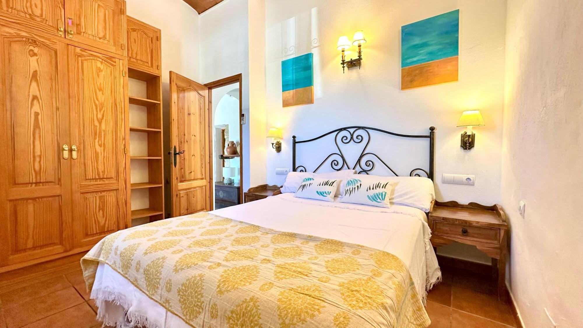 Casa Can Lluc Con Piscina, Jardin Y Vista Al Campo Сан-Мигель-де-Балан Экстерьер фото