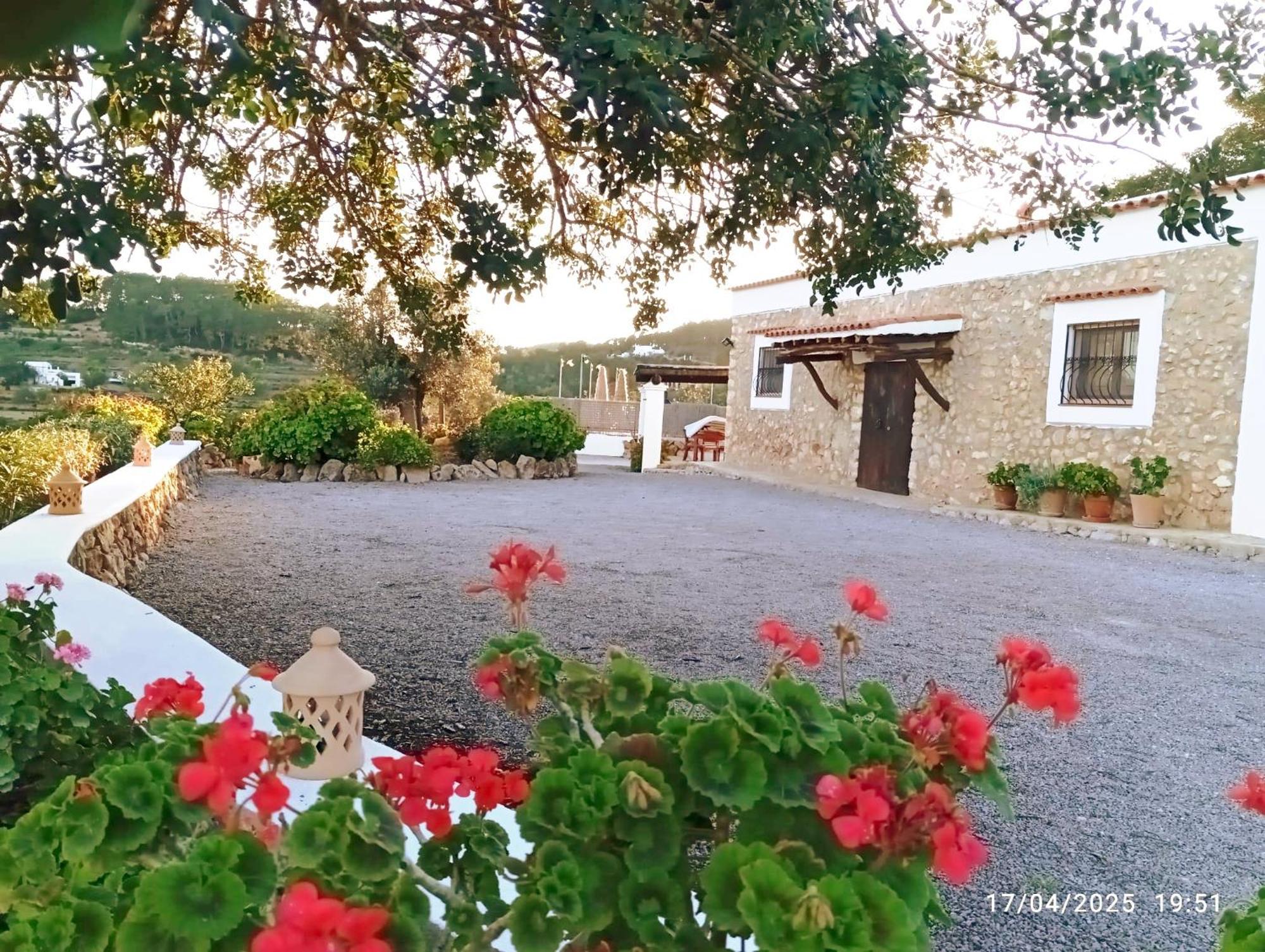 Casa Can Lluc Con Piscina, Jardin Y Vista Al Campo Сан-Мигель-де-Балан Экстерьер фото